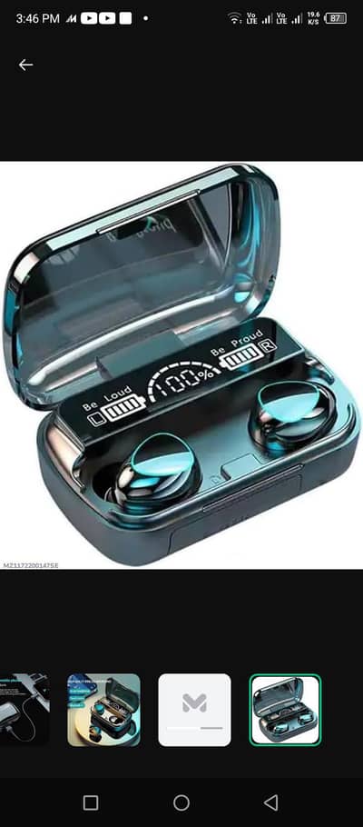 Wireless Bluetooth Earbuds  with LED Display