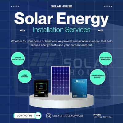 Ziewnic Solar System | Inverter | Battery | Installation | Solar House