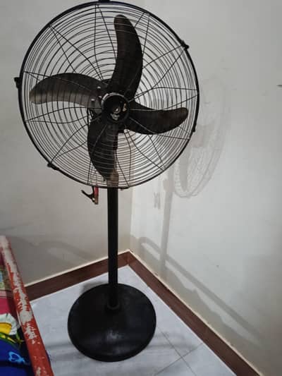 standing fan used with battery