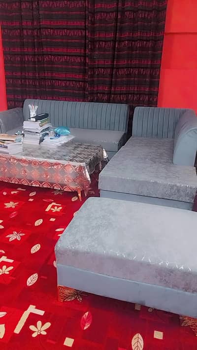 7 seater L shape sofa
