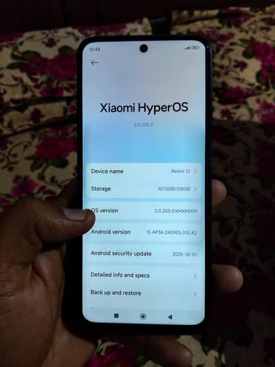 REDMI 12 8-128GB 10/10 CONDITION WITH BOX AND CHARGER