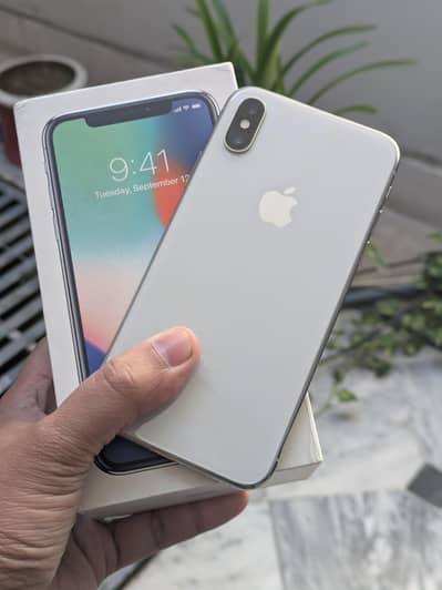 iPhone X 256 PTA Approved with Box