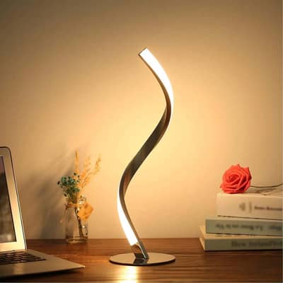 Snake Lamp Spiral Table Lamp Bedroom Bedside Night Light