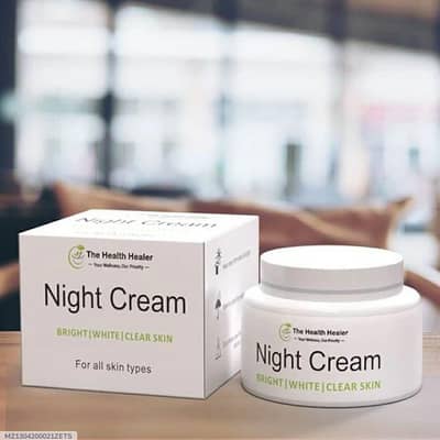 Night Cream for bright white clear skin all types