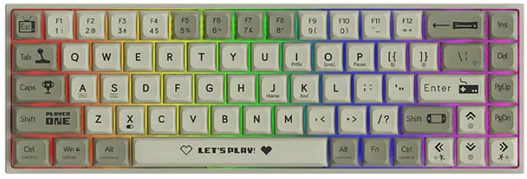 Ajazz AK680 Red Mech RGB Software keyboard used for 4 months