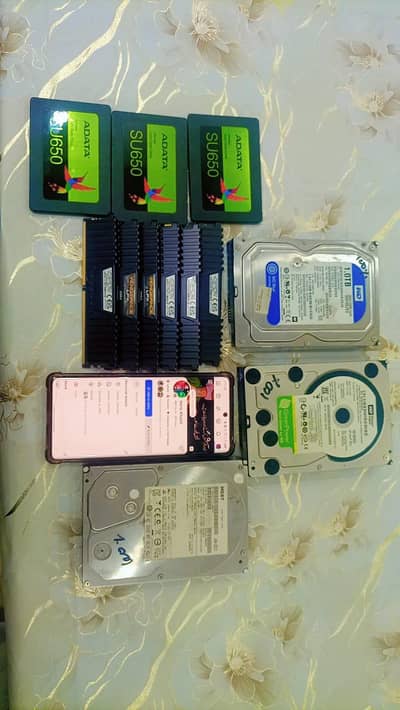 Gaming PC Parts Available – SSD, RAM, HDD (Lahore H2H)