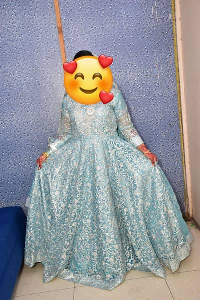 Elegant Sky Blue Bridal / Party Maxi Dress with Jewelry for Sale