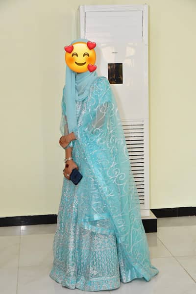 Sky Blue Elegant Maxi Dress For Party wear and Wedding is available