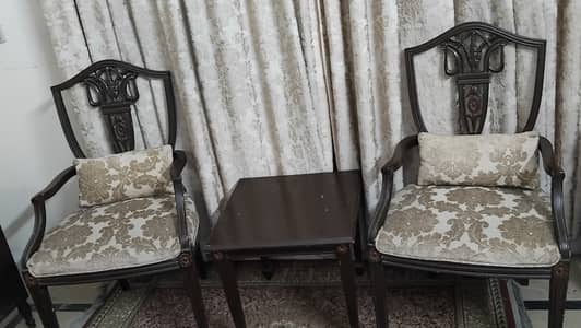 Coffee table chair set