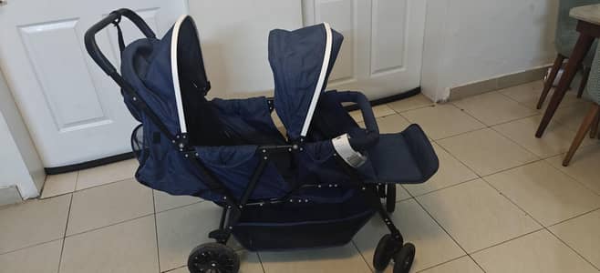 Baby Stroller (2 Seats) 2 seater Pram
