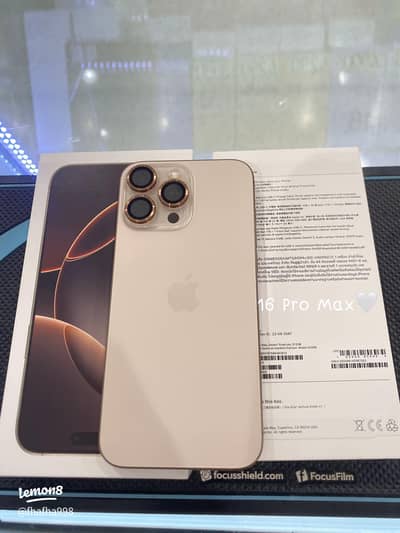 iPhone 16 Pro Max 512GB Gold | 93% Battery | PTA Approved | 10/10