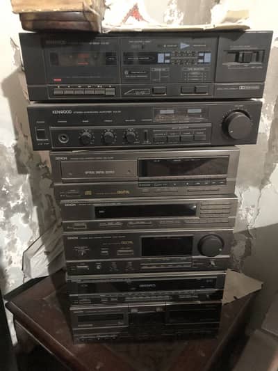 Kenwood and Denon Japan sound system