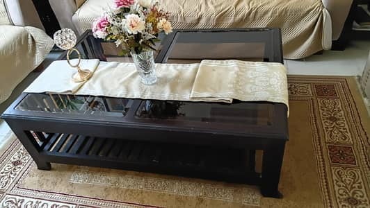 Centre table with side tables