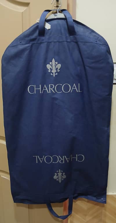 Charcoal Two-Piece Suit Brown