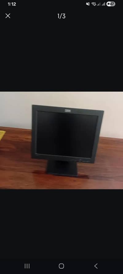 Small IBM monitor 16 inch length for sale