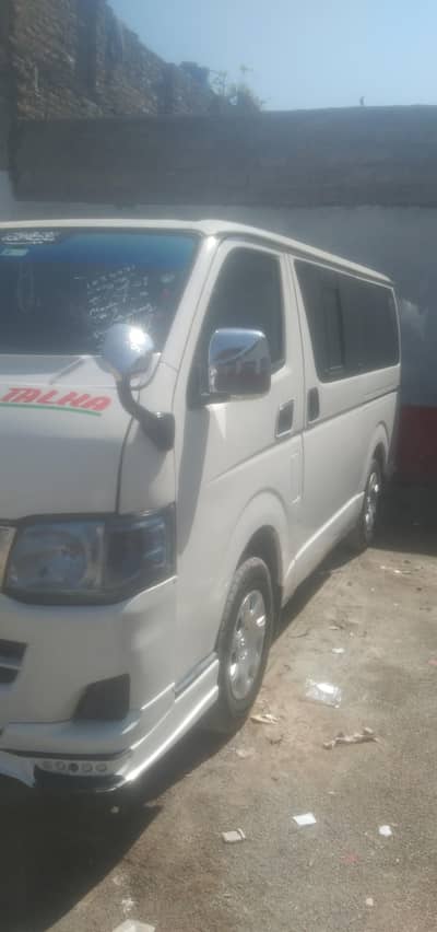 toyota hiace,(BAKSA)08model12register. exchange possible with xli