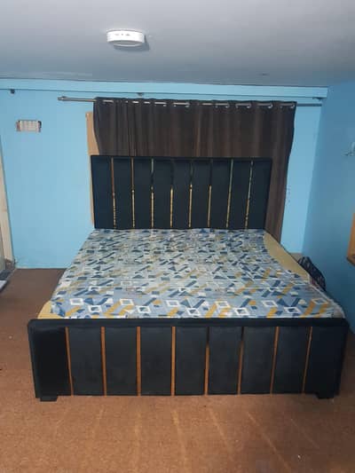 Double Bed Designer with Mattress