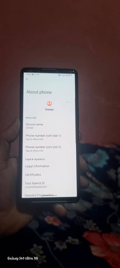 sony xpria 1 mark 4 12gb 256gb non pta. 2month sim work.