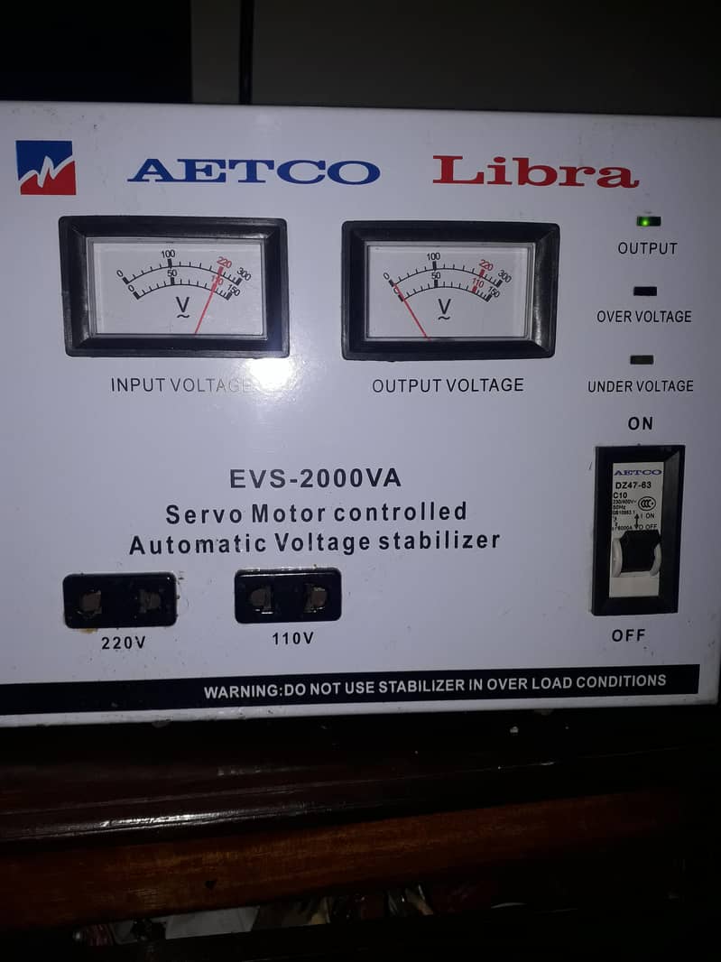 servo stabilizer  2kva 4