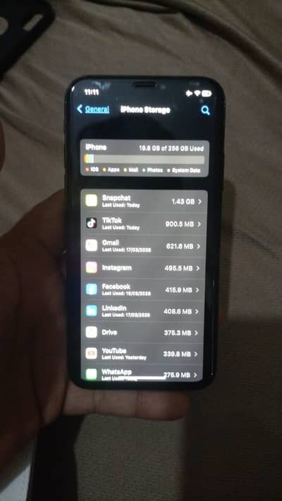 Iphone X 256gb Non PTA Just Battery changed