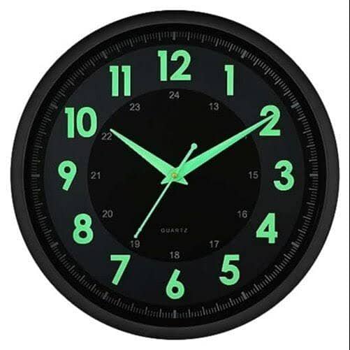 radium wall clock 0