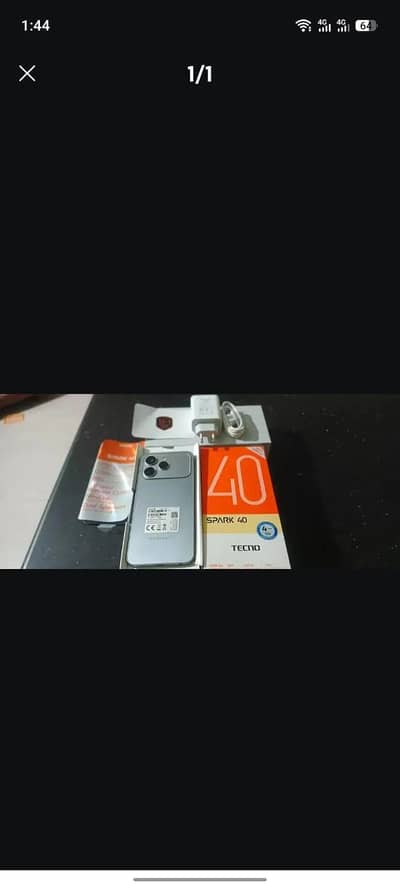 Tecno spark 40 full box 6 128