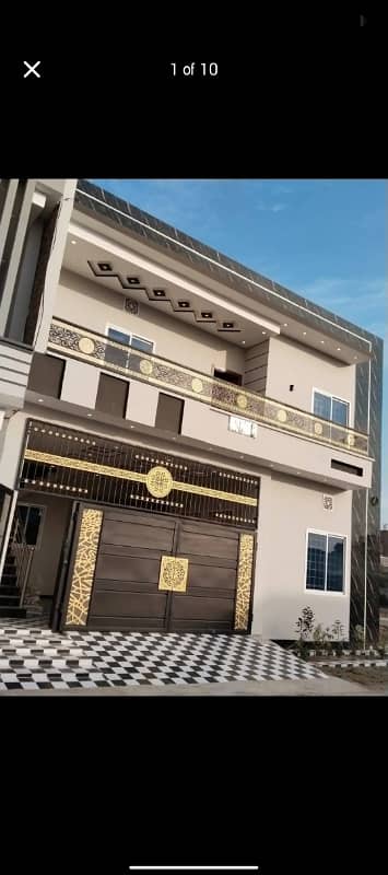 Al Raheem town New brand luxury 6.50 marly proper double story house for sale