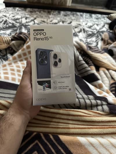 Reno 15 brand new just box open 12/256gb