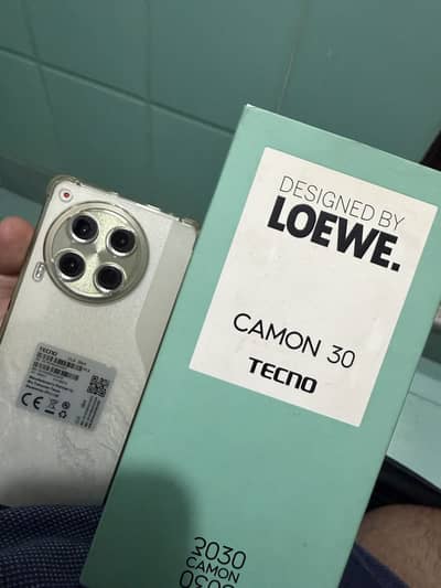 Techno Camon 30 in 10/10 with Box and Warranty All Acc