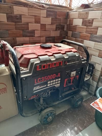 Loncin 3500d-A 2.5kv Best Condition no Faullt Gasoline