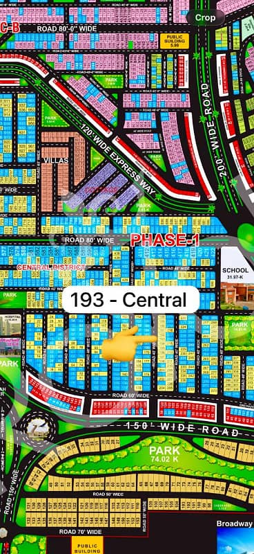 Ideal Location 10 Marla Plot Available For Sale In Central Block Bahria Orchard Lahore Best Opportunity
