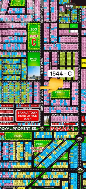Hot Location Main Boulevard 8 Marla Plot In Bahria Orchard Lahore C Block For Sale Excellent Location
