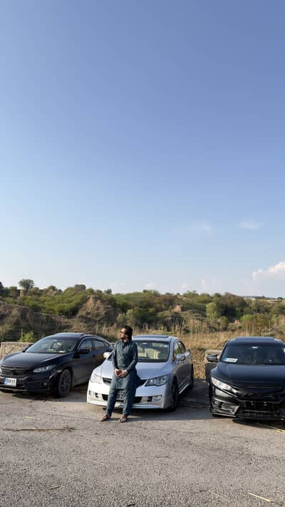 Honda civic for rent with driver available