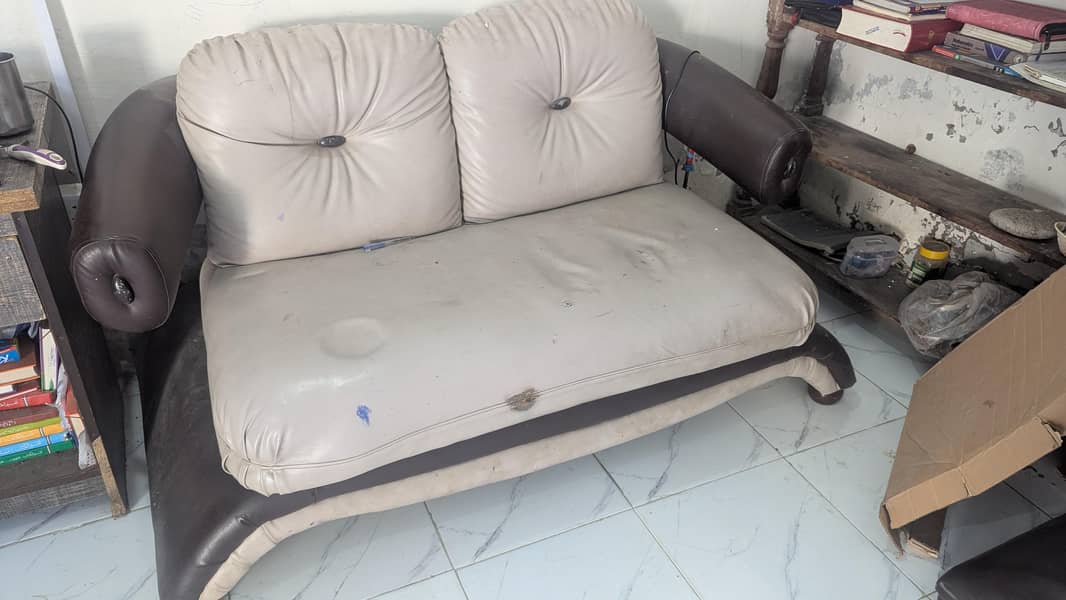 Leather Sofa set 1