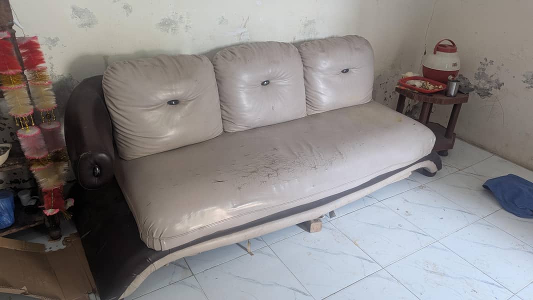 Leather Sofa set 2