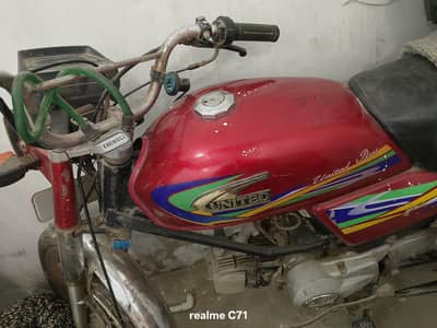 100 cc united original bike urgent cash sell