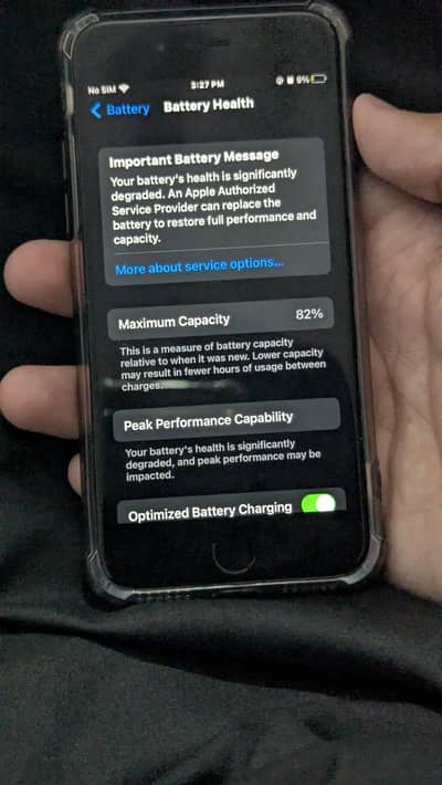 iphone 7 32 gb non pta 82 percent battery health