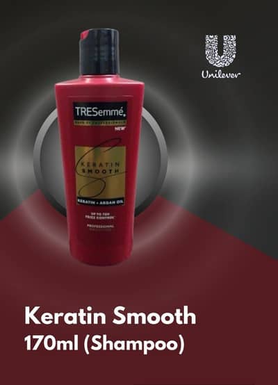 Tresmme keratin smooth shampoo and conditioner.