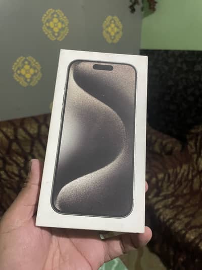 iPhone 15 pro empty box Original
