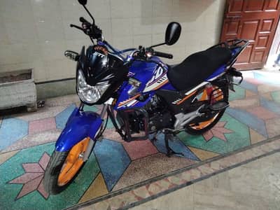 honda cb 150 blue special edition