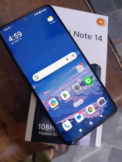 Redmi note 14 8gb 128gb condition like new