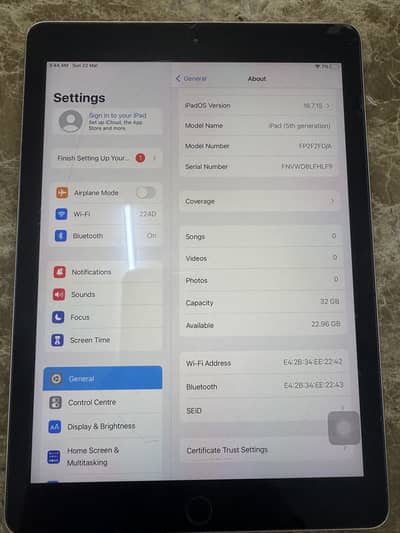 Apple iPad 5th Gen 32 GB
