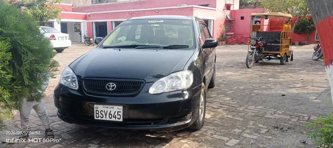 Toyota Corolla XLI 2006/07  Model Black color