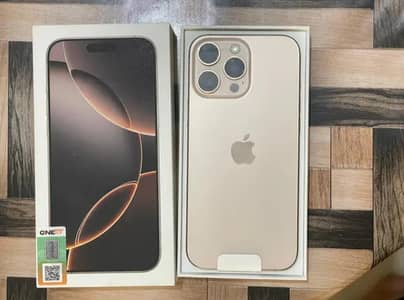 iphone 16 pro Max pta approved desert titanium 256gb
