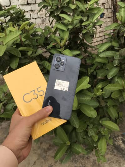 Realme c35 4+4/128gb  pta 10/9 Condetion Peshawar board bazar cannl