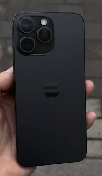 I phone 15 pro max pta approved 256gb black colour