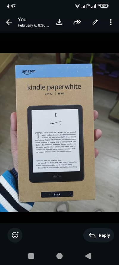 Kindle 12 Gen (Only box open) with complete accessories