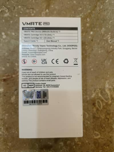 Box Packed VOPOO VMATE PRO