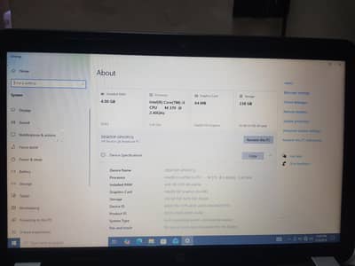 HP Pavilion G Series  4GB Ram 256GB SSD 64MB Graphic Card