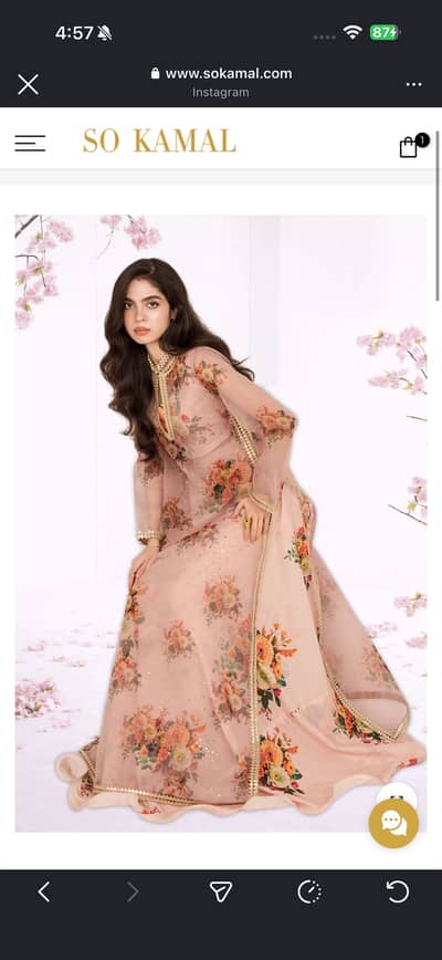 So kamal luxury pret collection dress